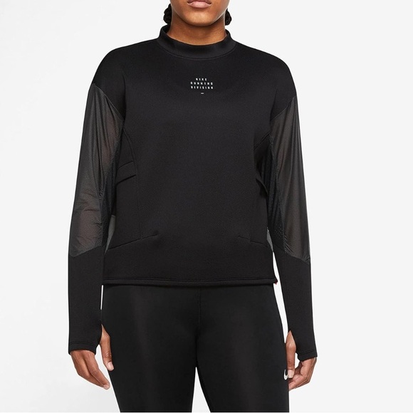 Nike Tops - Nike Running Division Crew Long Sleeve Shirt Medium